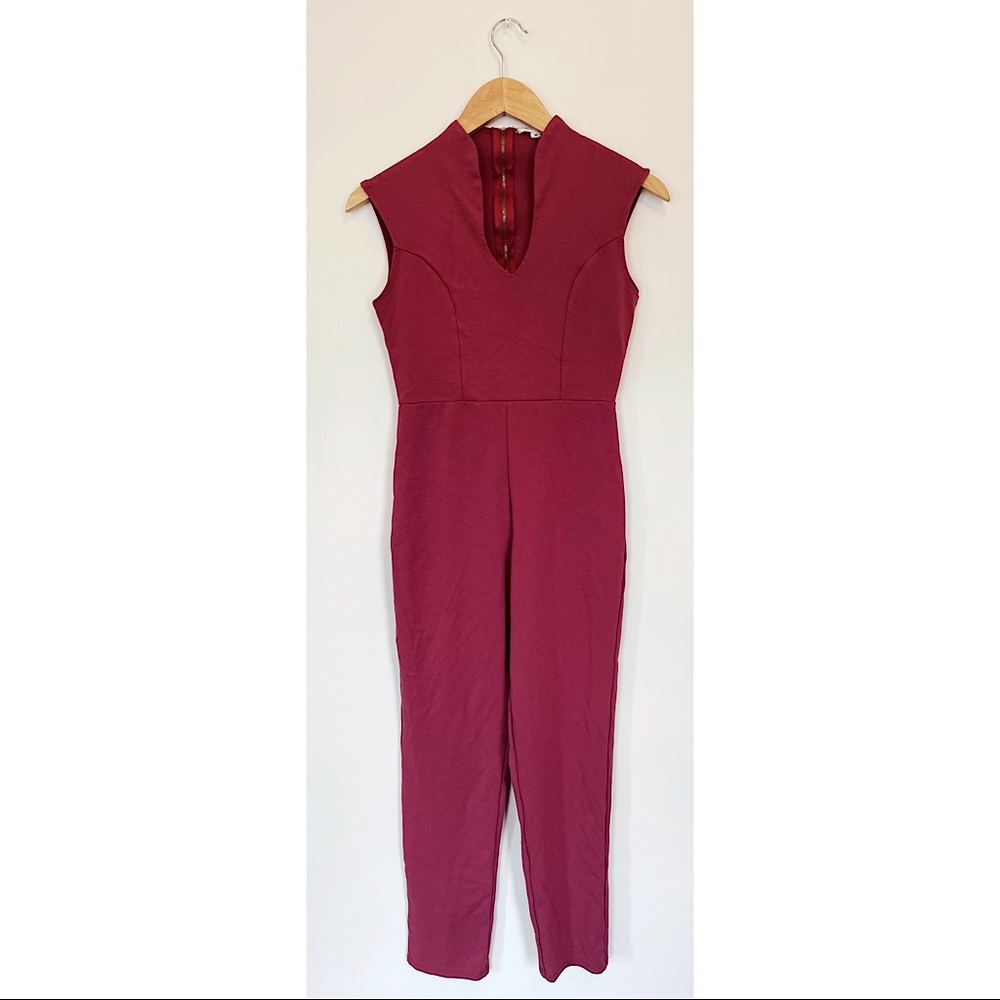 V Neck Jumpsuit Size M